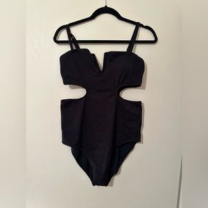 Aerie One Piece Cut Out Swimsuit, Size L